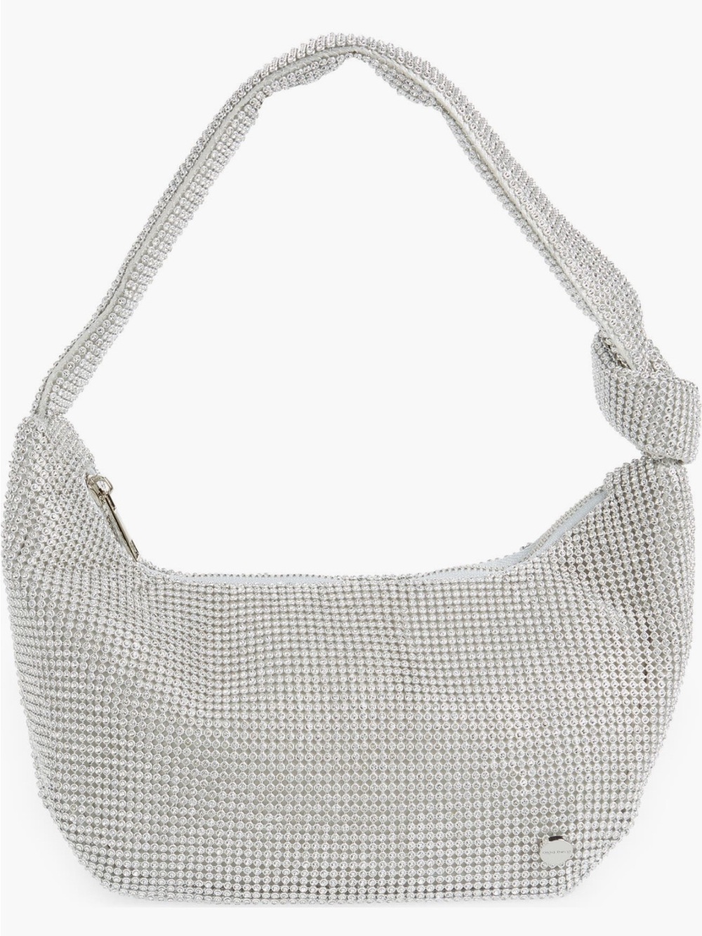 NWT Olga Berg Jessica Crystal Croissant Bag